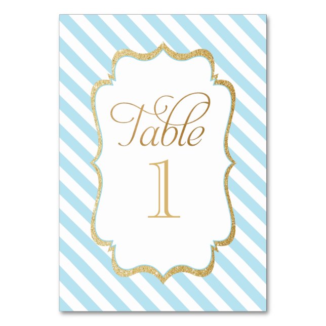 Tischnummer (Vorderseite)