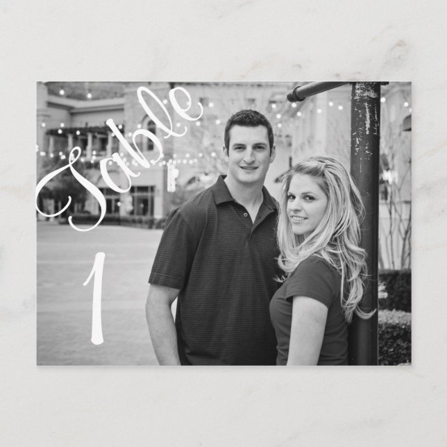 Tischnummer (Vorderseite)