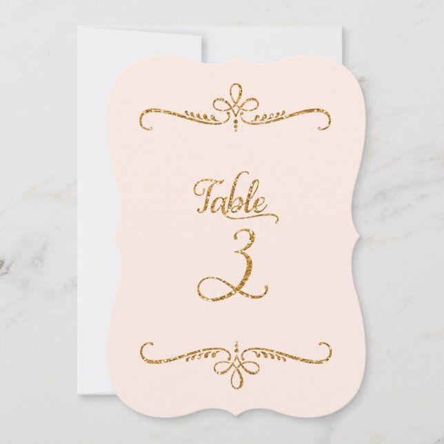 Tischnummer 3, Empfang für Extravagante Schrift (Vorderseite)