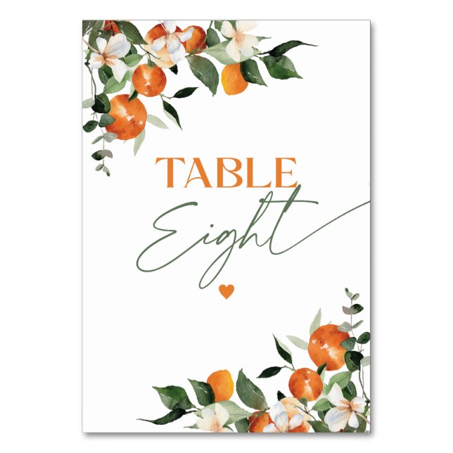 Tischnummer Acht (Vorderseite)