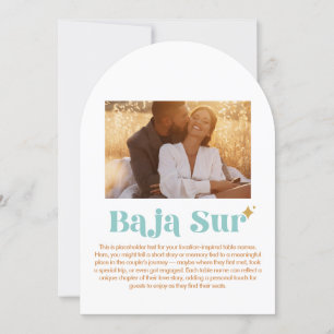 Tischnummer Baja Sur