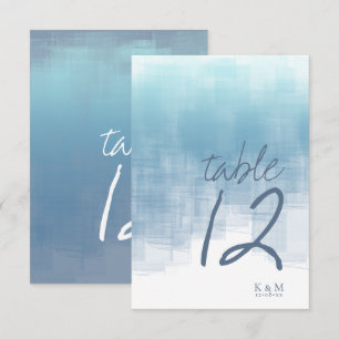 Tischnummer Blau-ID774