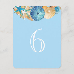 Tischnummer Card-6