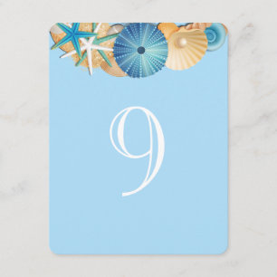 Tischnummer Card-9