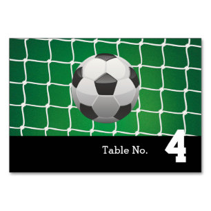 Tischnummer Coole Fußballgeschenke