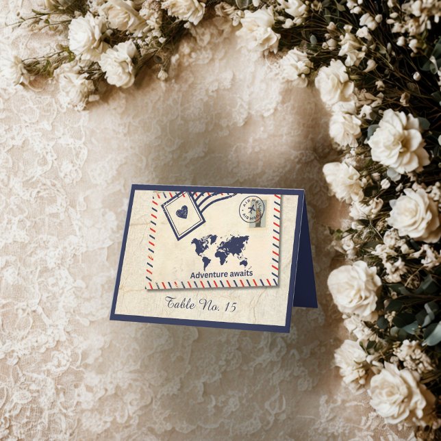 Tischnummer der globalen Hochzeit in Urlaubsort (Von Creator hochgeladen)
