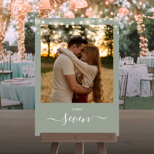 Tischnummer des Fotos "Sage Green String Lights"