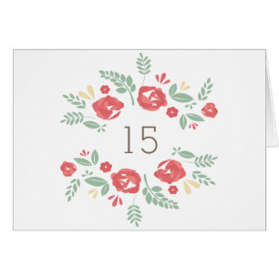 Tischnummer des Roten Landes