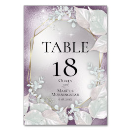 Tischnummer | Eggplant Pearl Shimmer