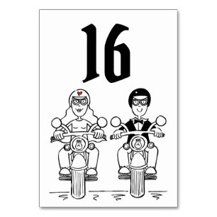 Tischnummer für Hochzeiten von personalisierten Mo