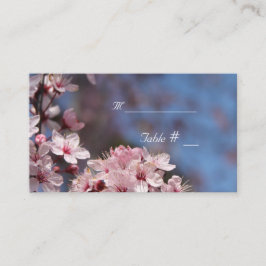 Tischnummer mit Anschrift und Datum Platzkarte