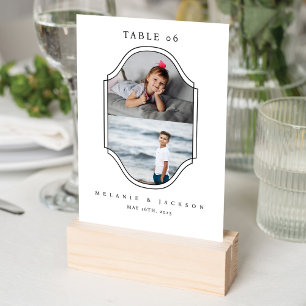 Tischnummer Spaß Hochzeitscoupons Foto