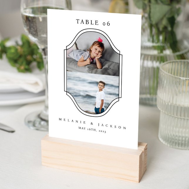 Tischnummer Spaß Hochzeitscoupons Foto (Von Creator hochgeladen)