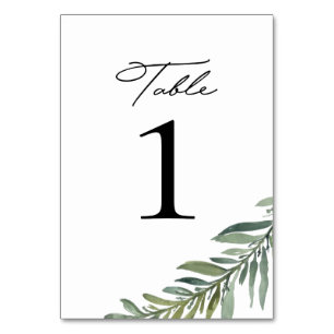 Tischnummern