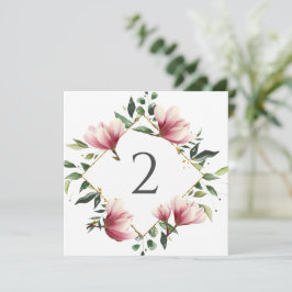 Tischnummern Blumengrenze