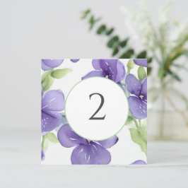 Tischnummern Blumengrenze