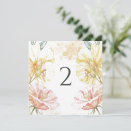 Tischnummern Blumengrenze