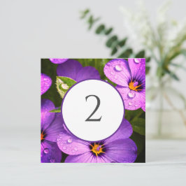 Tischnummern Blumengrenze