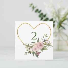 Tischnummern Blumengrenze