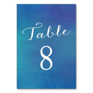 Tischnummern der reinen Liebe