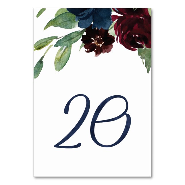 Tischnummern für KJ #20 (Vorderseite)