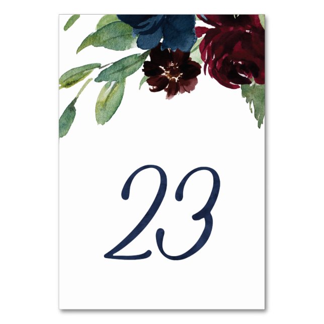 Tischnummern für KJ #23 (Vorderseite)