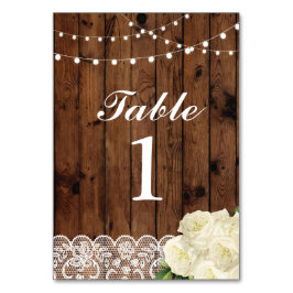 Tischnummern Hochzeitskarten-Display