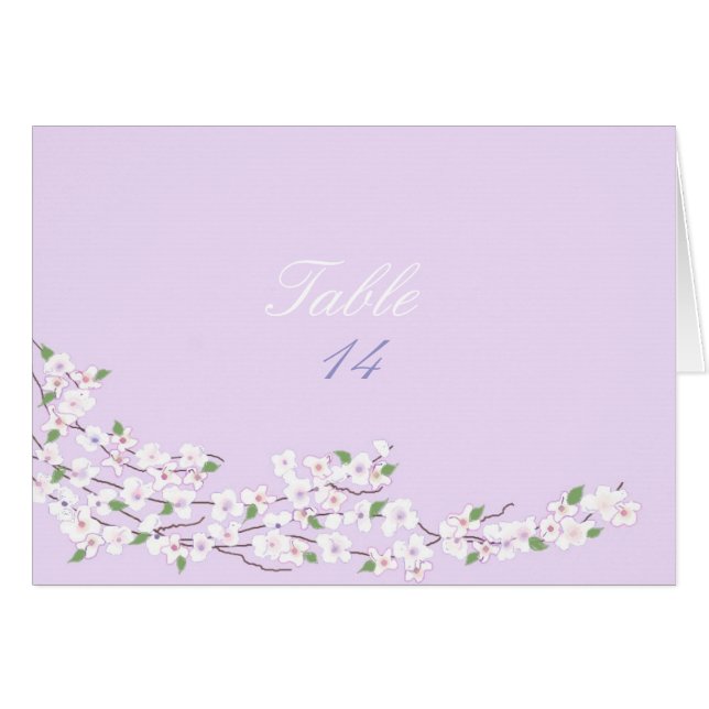 Tischsitze Lila und weiß (Vorderseite (Horizontal))