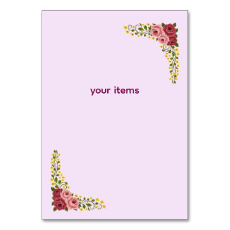 Tischständer-Schild Tischnummer