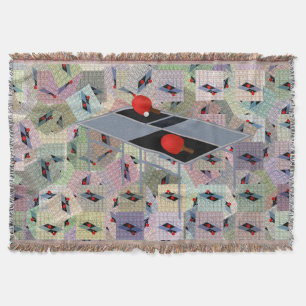 Tischtennis Abstrakt Art Design, Decke