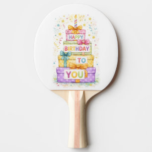 Tischtennis Alles Gute zum Geburtstag Schläger