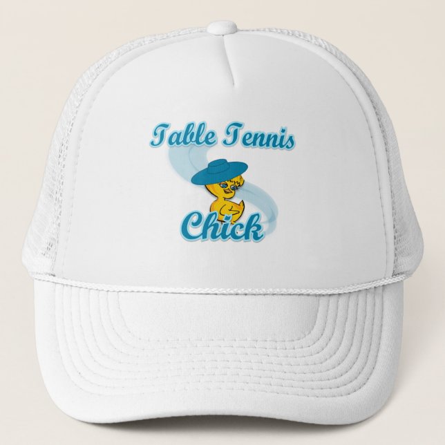 Tischtennis Chick #3 Truckerkappe (Vorderseite)