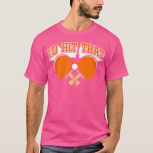 Tischtennis, den lustigen Pingpong. T-Shirt