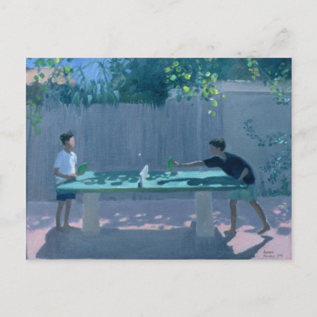 Tischtennis Frankreich 1996 Postkarte (Vorderseite)