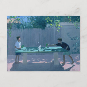 Tischtennis Frankreich 1996 Postkarte