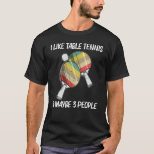 Tischtennis für Damen Ping Pong Ball Team Spo T-Shirt