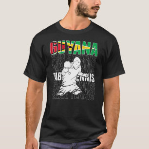 Tischtennis Guyana Unterstützen Sie Guyanas Pi T-Shirt