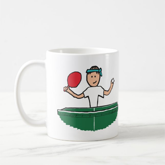 Tischtennis Kaffeetasse (Links)