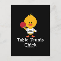 Tischtennis Kick Postcard