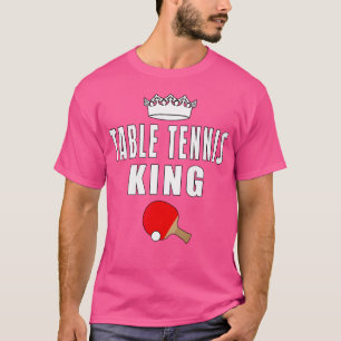 Tischtennis-König Lustiger Tischtennis T-Shirt