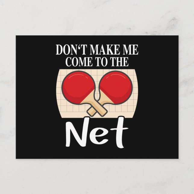 Tischtennis League Pong Players Cup Postkarte (Vorderseite)