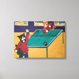 Tischtennis Leinwanddruck