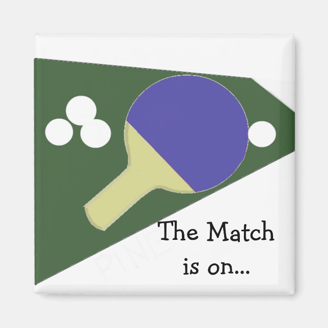 Tischtennis Magnet (Vorne)