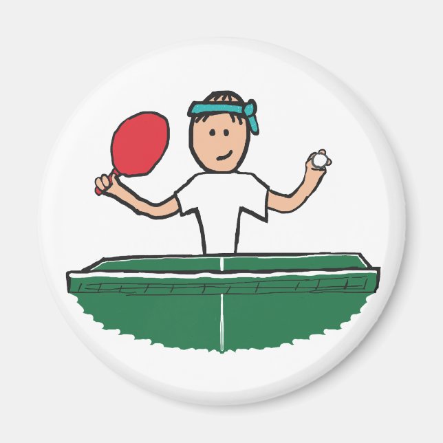Tischtennis Magnet (Vorne)