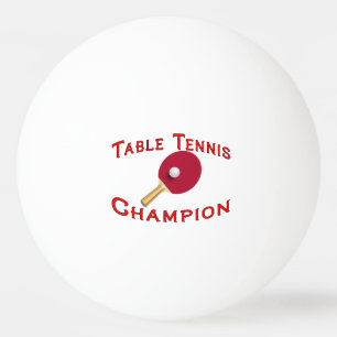 Tischtennis-Meister Tischtennisball