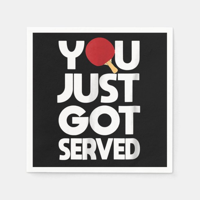 Tischtennis Men Butterfly Pong Serviette (Vorderseite)