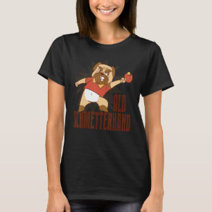 Tischtennis Old Schmetterhand Pingpong Outfit Dog T-Shirt