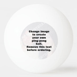 Tischtennis personalisiert Foto Tischtennisball