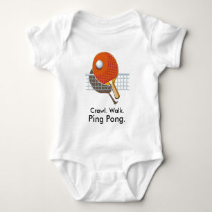 Tischtennis Ping Pong Baby Bodysuit Strampler