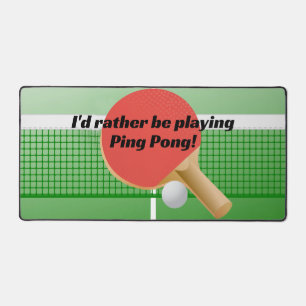 Tischtennis Ping Pong Design Desk Mat Schreibtischunterlage